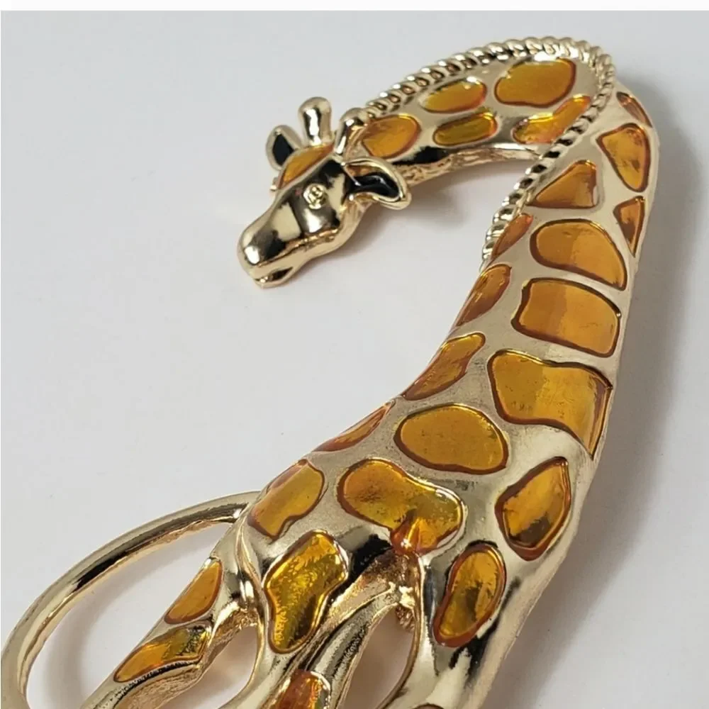 GIRAFFE Large Safari PIN BROOCH